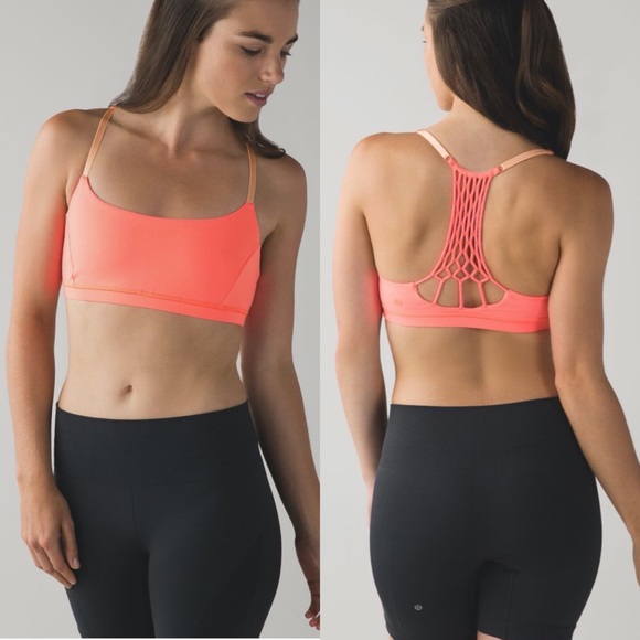 lululemon athletica Other - Lululemon True Self Bra -- Grapefruit / Peach Fuzz